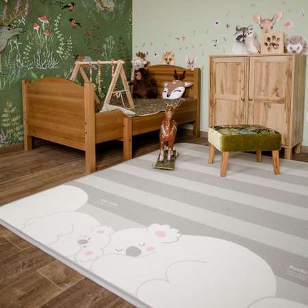 Коврик двухсторонний PARKLON Prime Living Коалы и Слоники за хвостики DS-821-ID-KFET