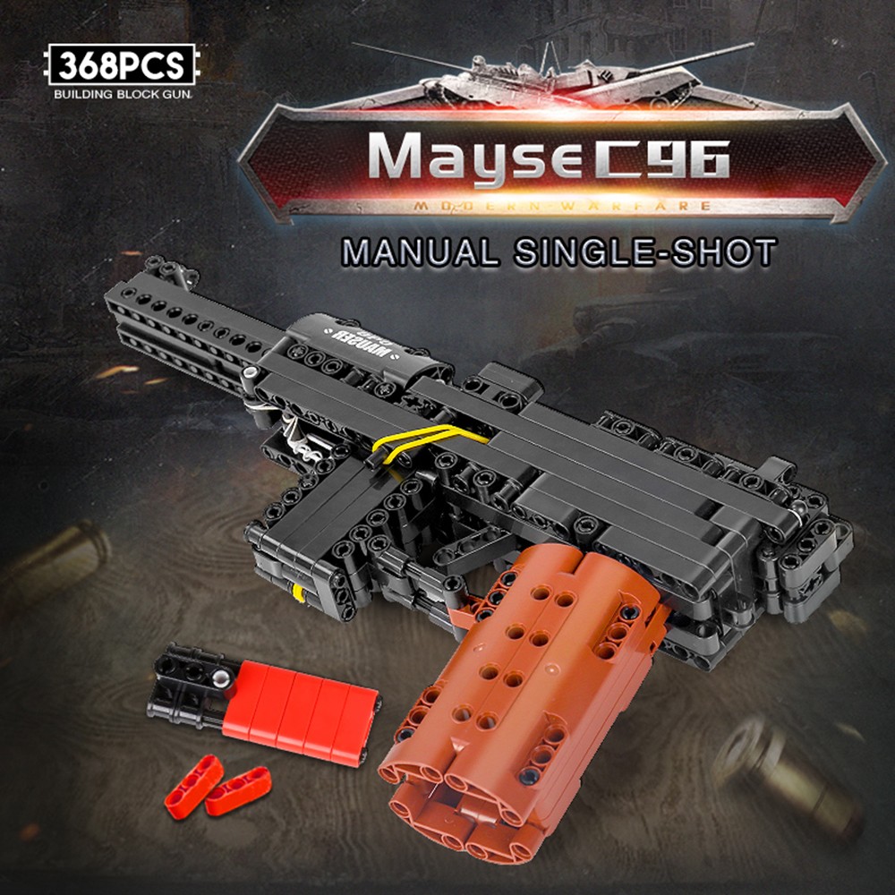 Конструктор Mould King Пистолет Маузер К98 блочный - фото 4