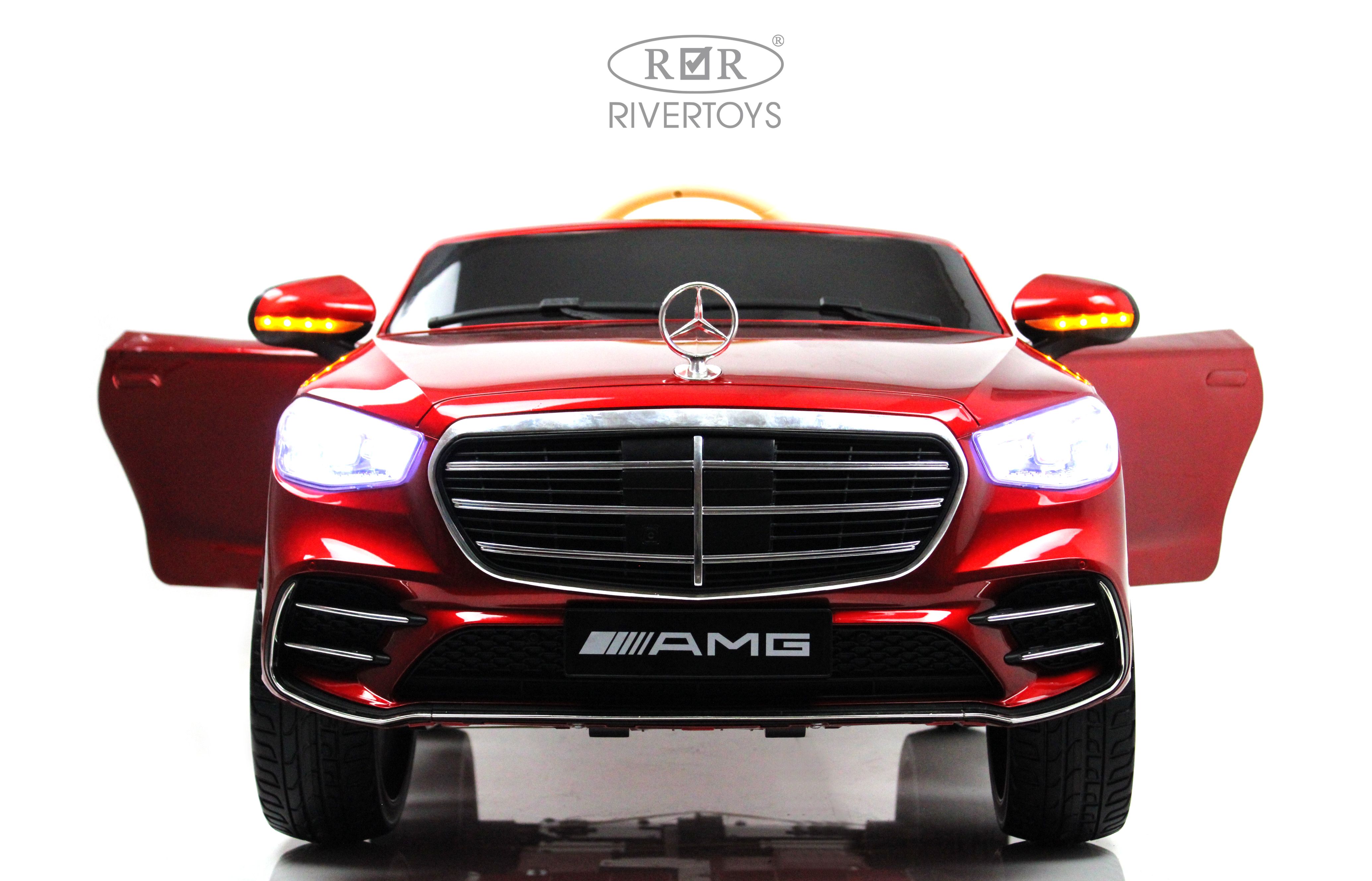 Электромобиль RIVERTOYS Mercedes М333БХ-RED-GLANEC С пультом ДУ - фото 14