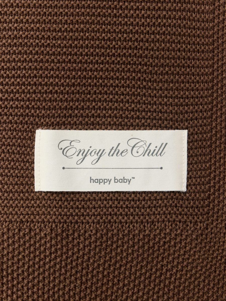 Плед детский вязаный Happy Baby из хлопка и акрила 100х100 см - фото 6