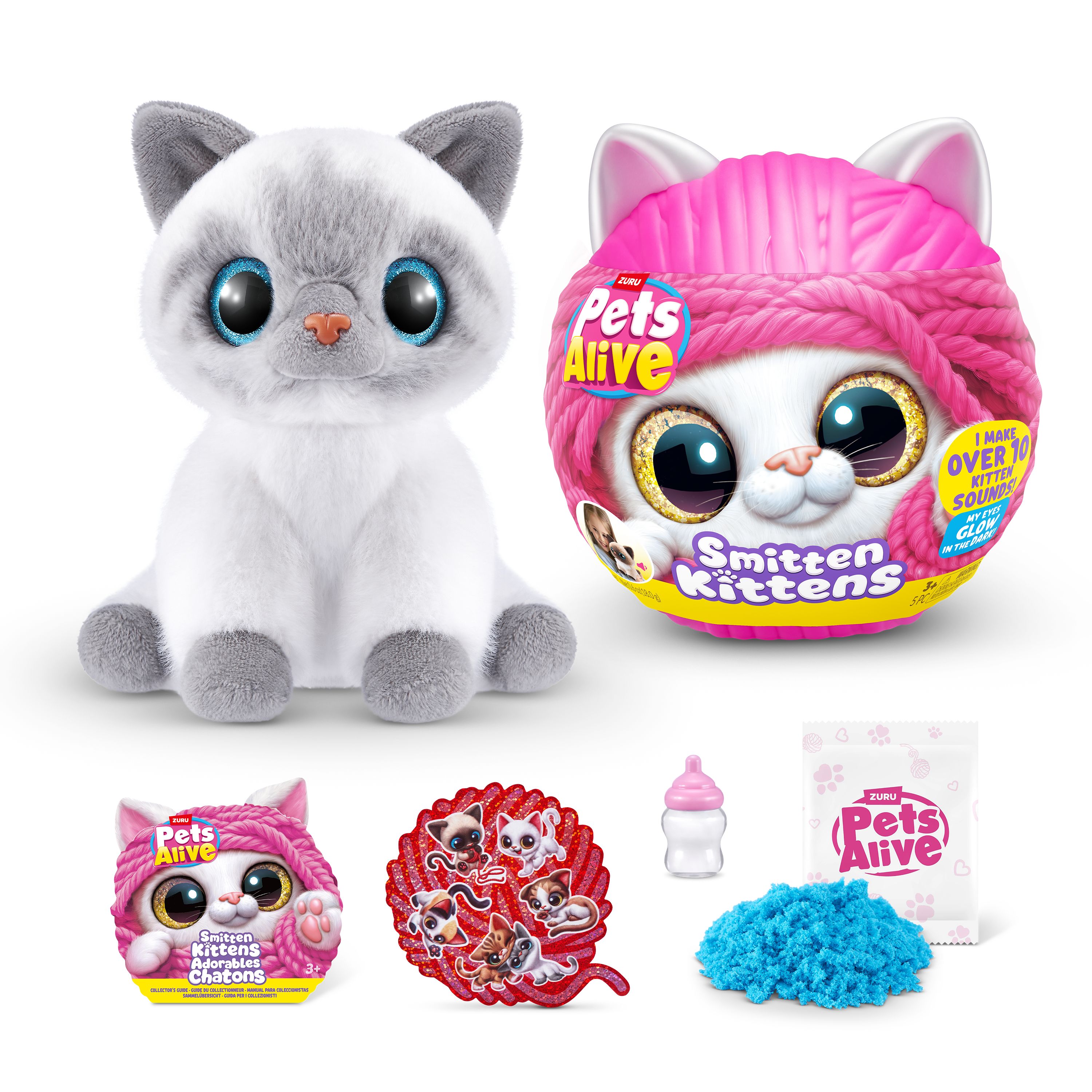 Мягкая игрушка Zuru Pets Alive Smitten Kittens - фото 14