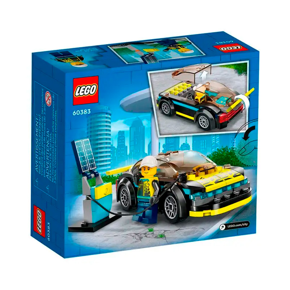 Конструктор LEGO City Спортивный электромобиль 95 дет. - фото 3