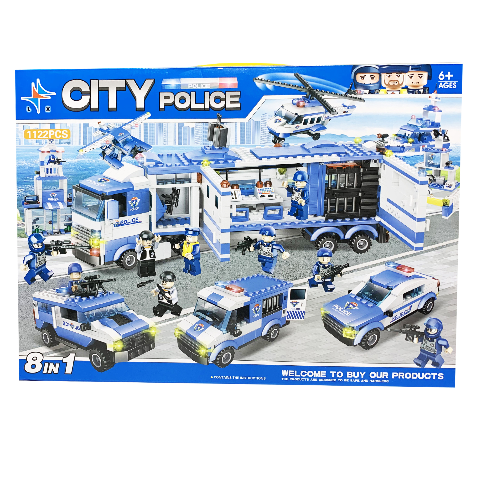 Конструктор BalaToys City Police Полицейская фура - фото 9