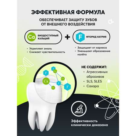 Зубная паста President с фтором Фрукты