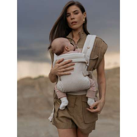 Переноска для новорожденных Timikbaby эргорюкзак полоска