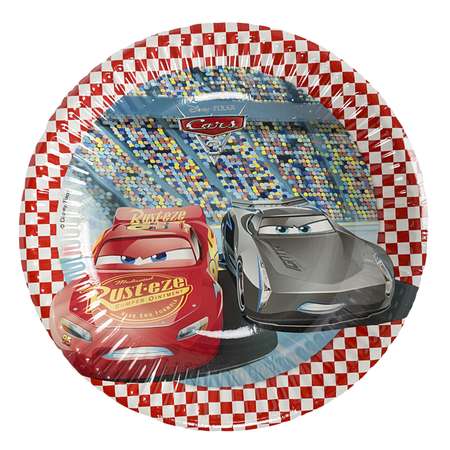 Бумажные тарелки Cars 3 20 см 8 шт