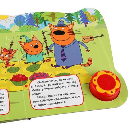 Книга УМка Три кота Пикник 278938