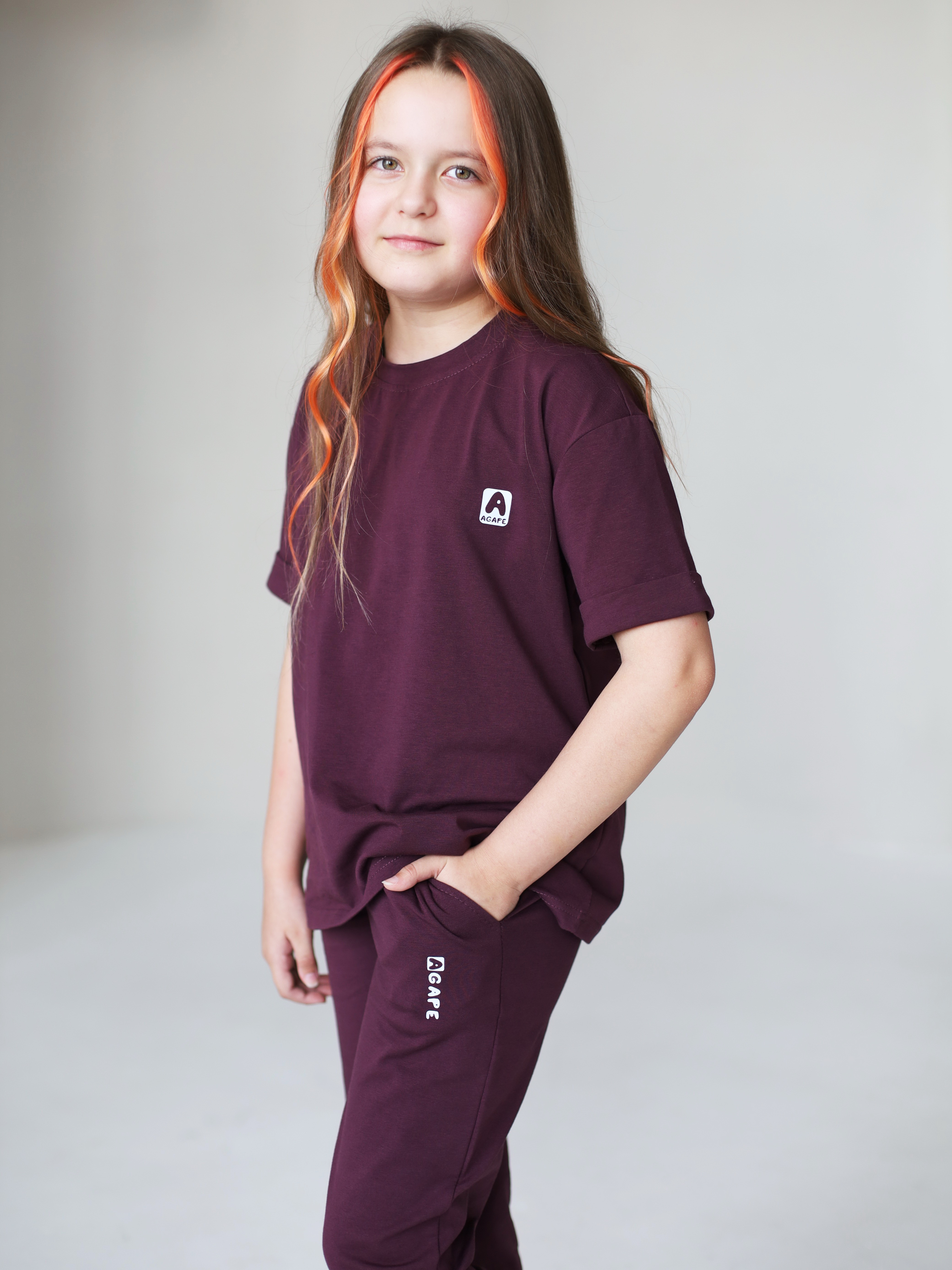 Костюм Агапэ 8017_бургунди - фото 5