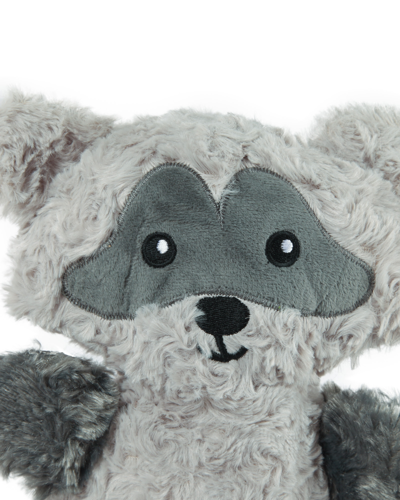 Игрушка для собак Barbaks Енот Николай мягкий с пищалкой 30*25*6см - фото 3