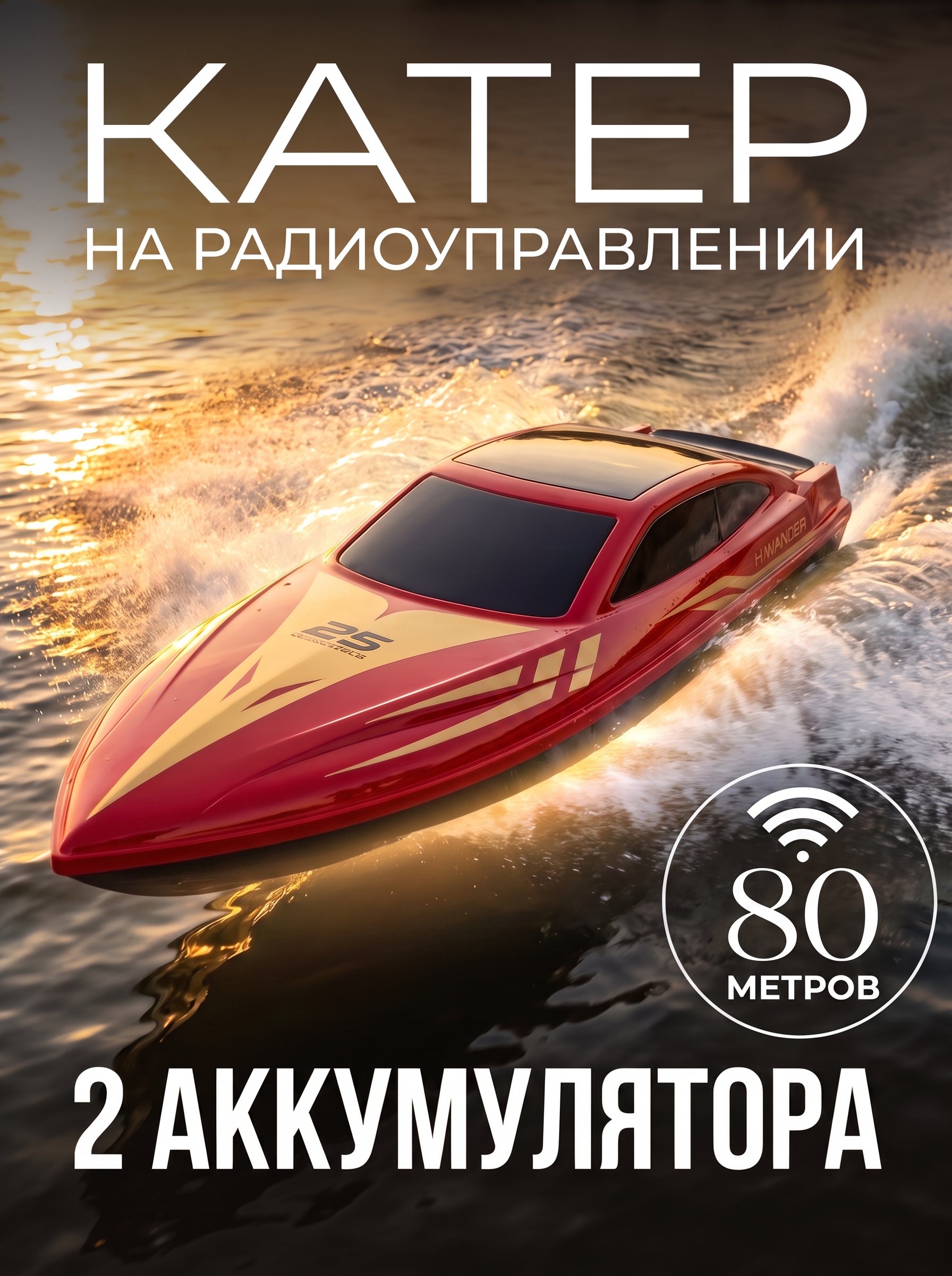Катер РУ BYKO 1:24 - фото 1