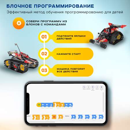 Конструктор LampStory Technic Конструктор 5 в 1 с пультом электронный