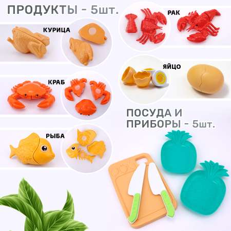 Игрушка TIPTOPOLIS продукты 25 предм.