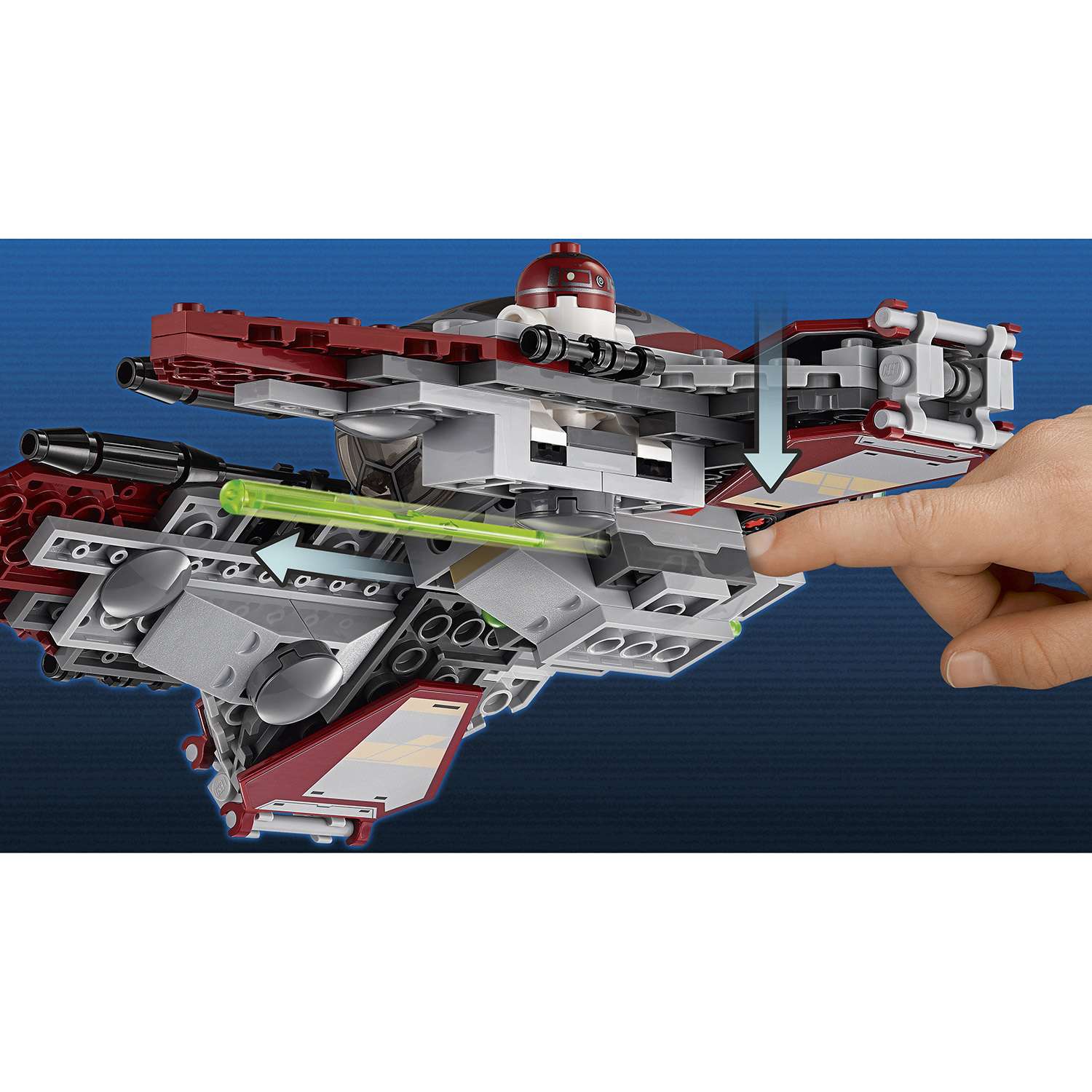 Конструктор LEGO Star Wars Перехватчик Оби-Вана Кеноби блочный - фото 7