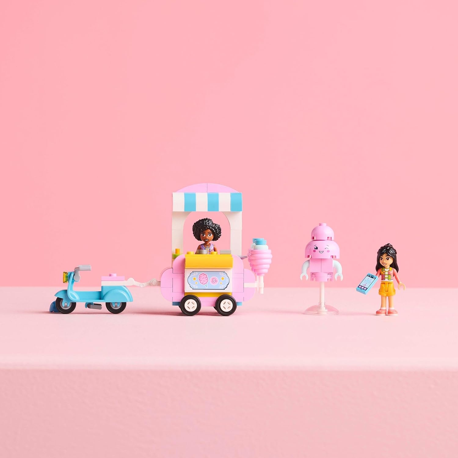Конструктор LEGO Friends Стенд со сладкой ватой блочный - фото 5