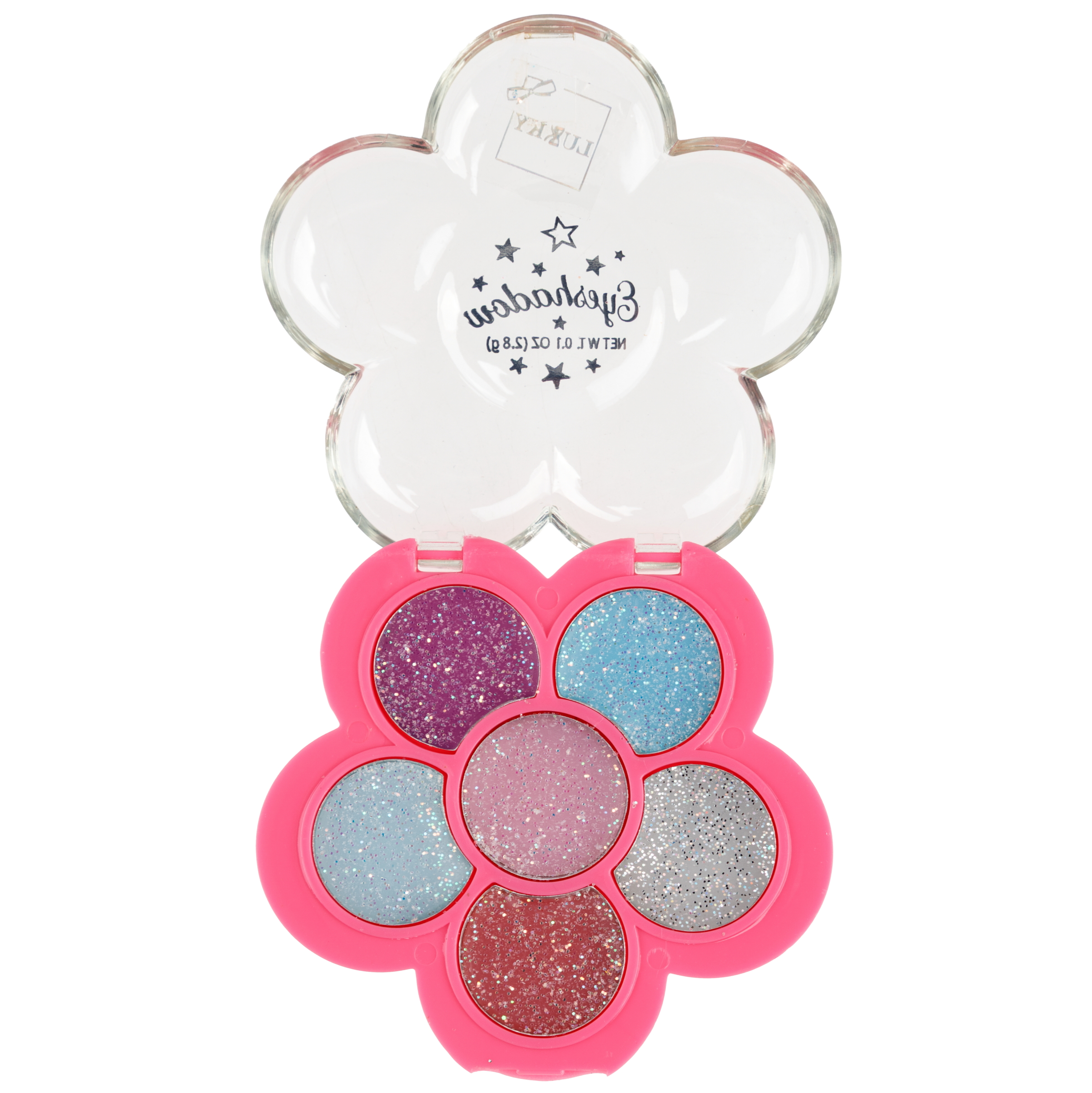 Набор декоративной косметики LUKKY тени с блёстками 2 лака для ногтей бальзам для губ блестки пилочка разделитель - фото 13