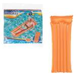 Надувной матрас для плавания Bestway 183 х 76 водяной матрац для бассейна моря речки пляжа оранжевый