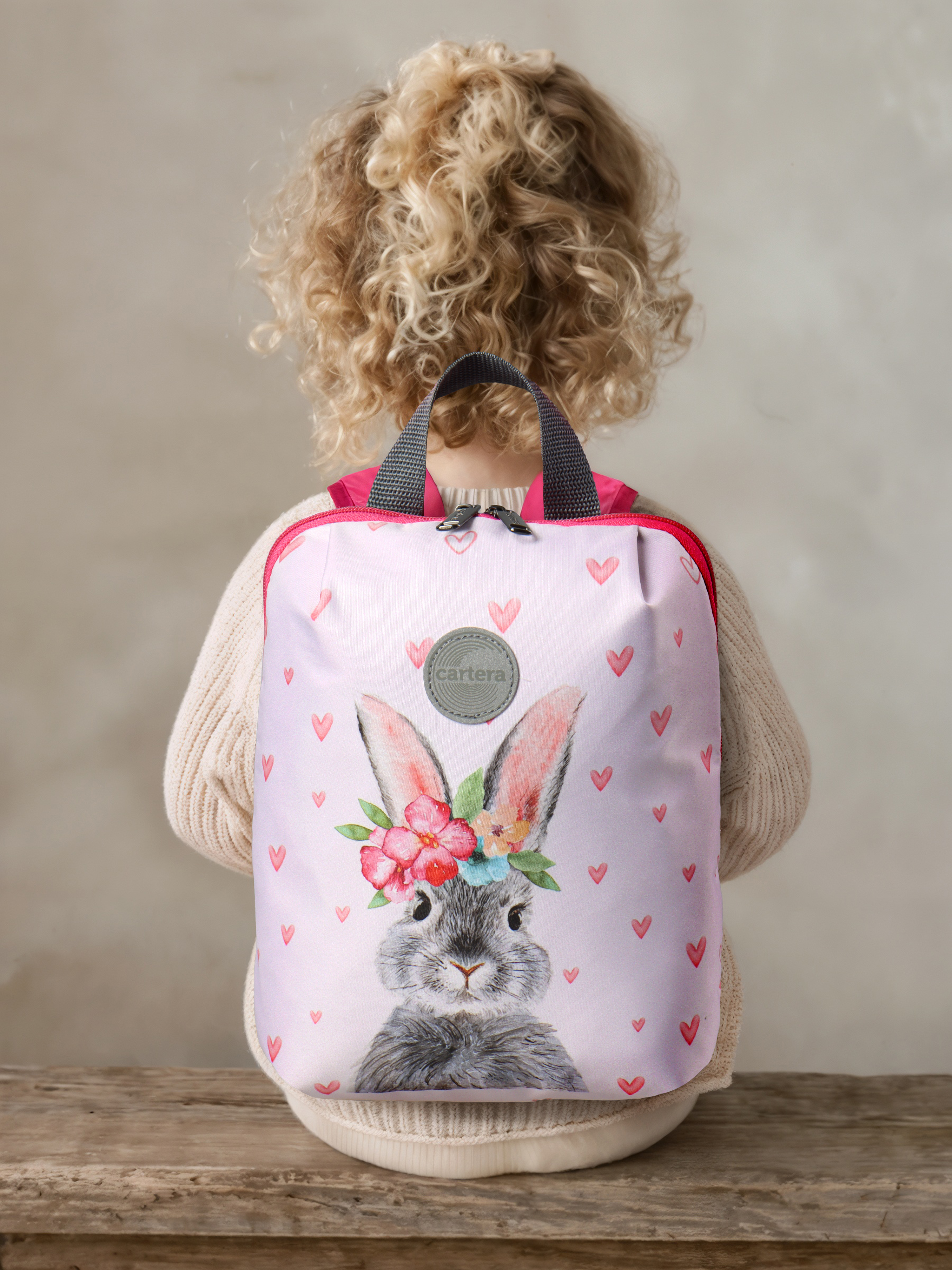 Рюкзак дошкольный Cartera для девочки Заяц - фото 2