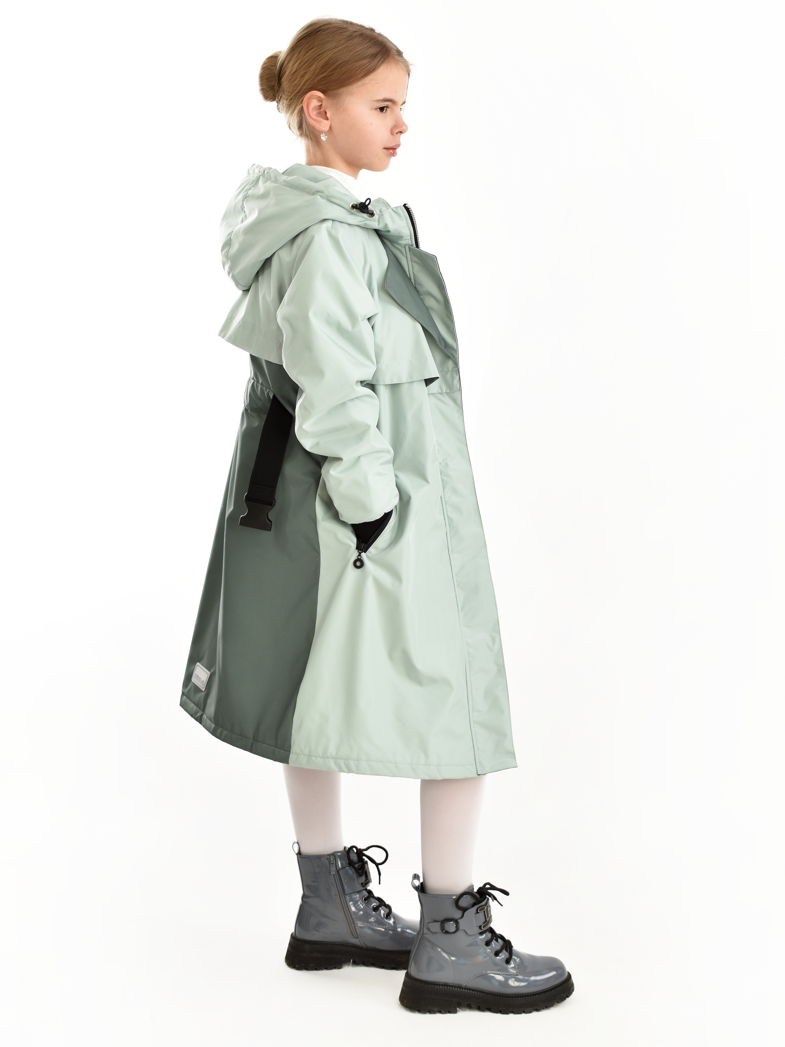 Пальто AllisZhuk 00_476/зеленый дым - фото 6