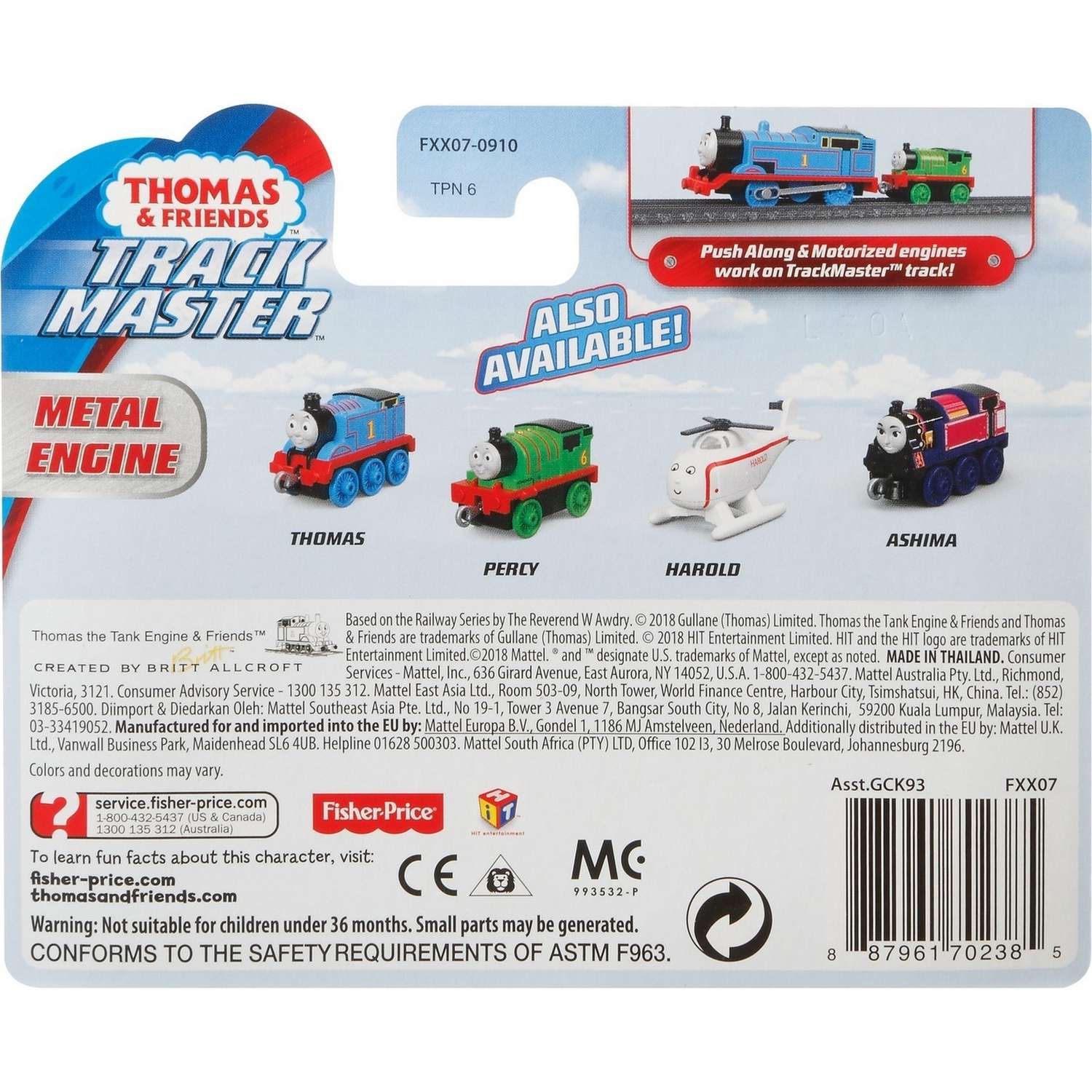 Развивающая железная дорога Thomas and Friends GCK93 - фото 3