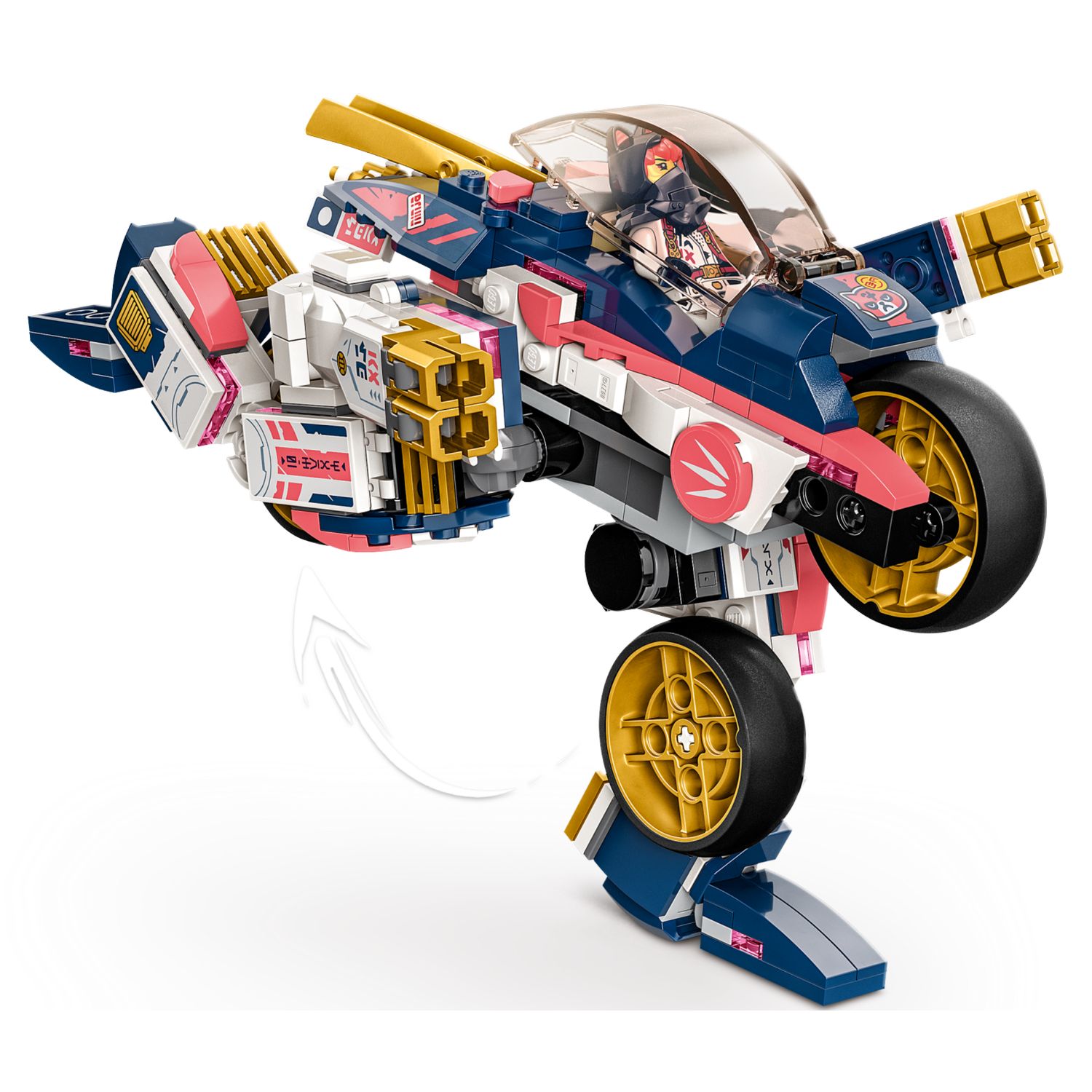 Конструктор LEGO NINJAGO Soras Transforming Mech Bike 384 дет. - фото 4