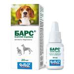 Капли ушные для кошек и собак АВЗ Барс 20мл