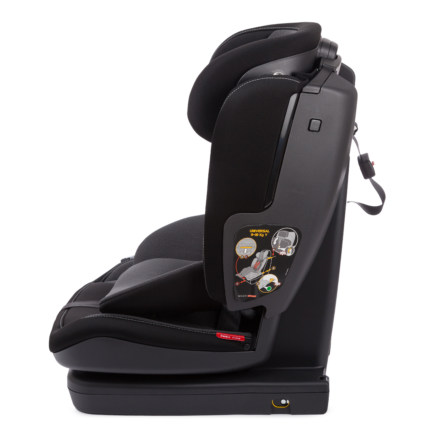 Автокресло Peg-Perego Isofix 1/2/3 (9-36 кг) черный - фото 3
