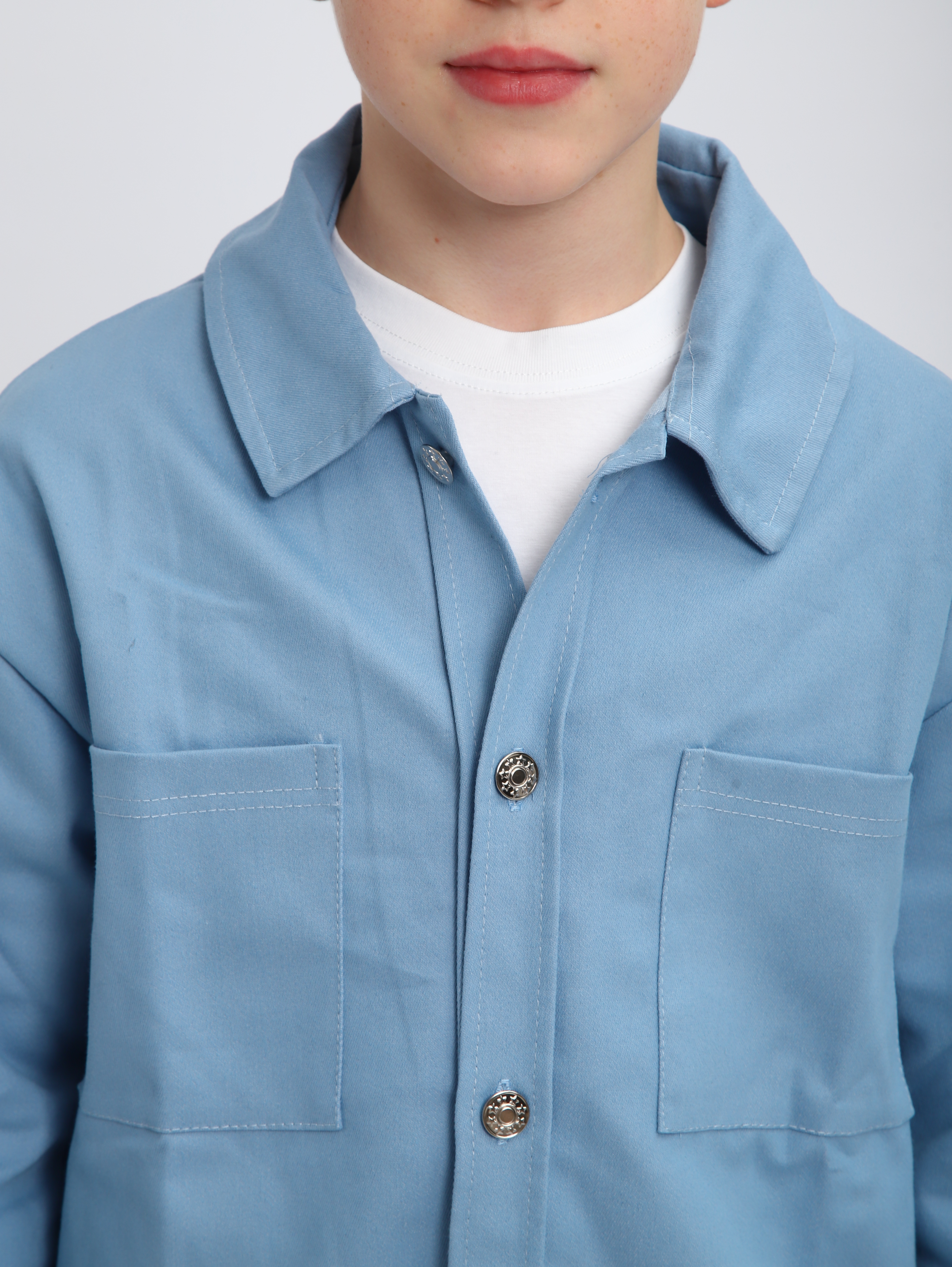 Костюм ЛАДОШКИ Комплект Деним голубой - фото 23