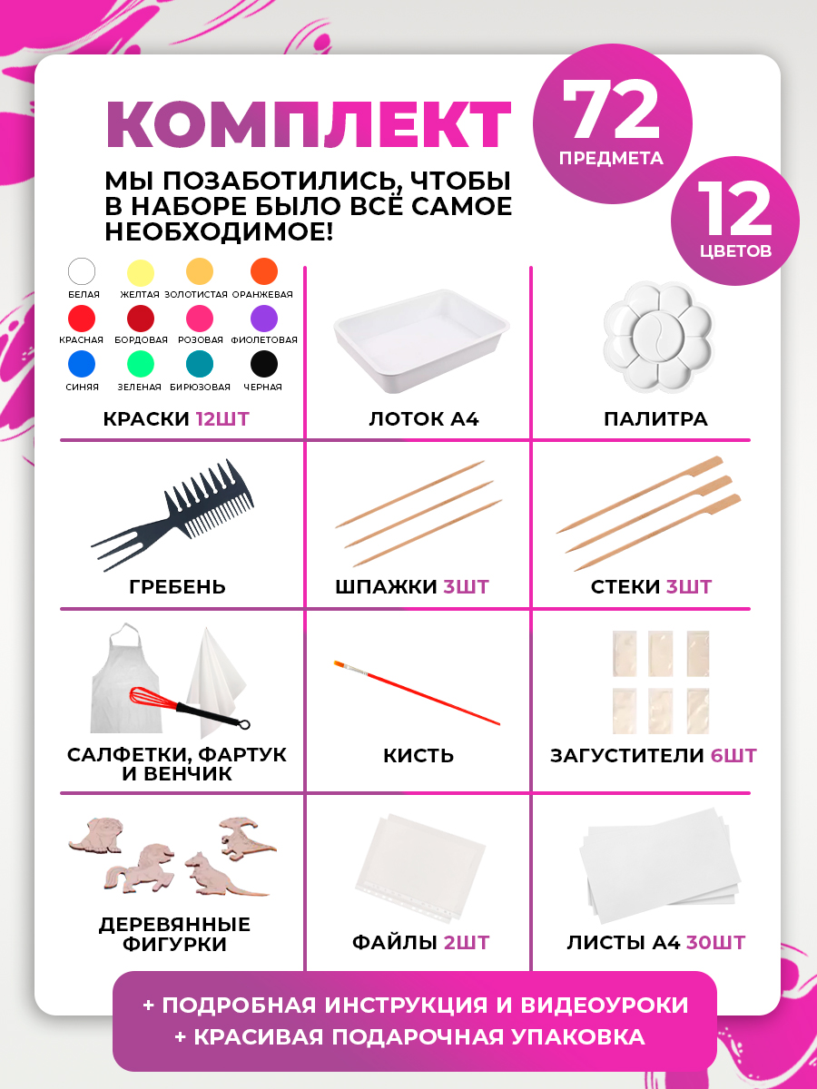 Акварисование Планета творчества эбру - фото 2