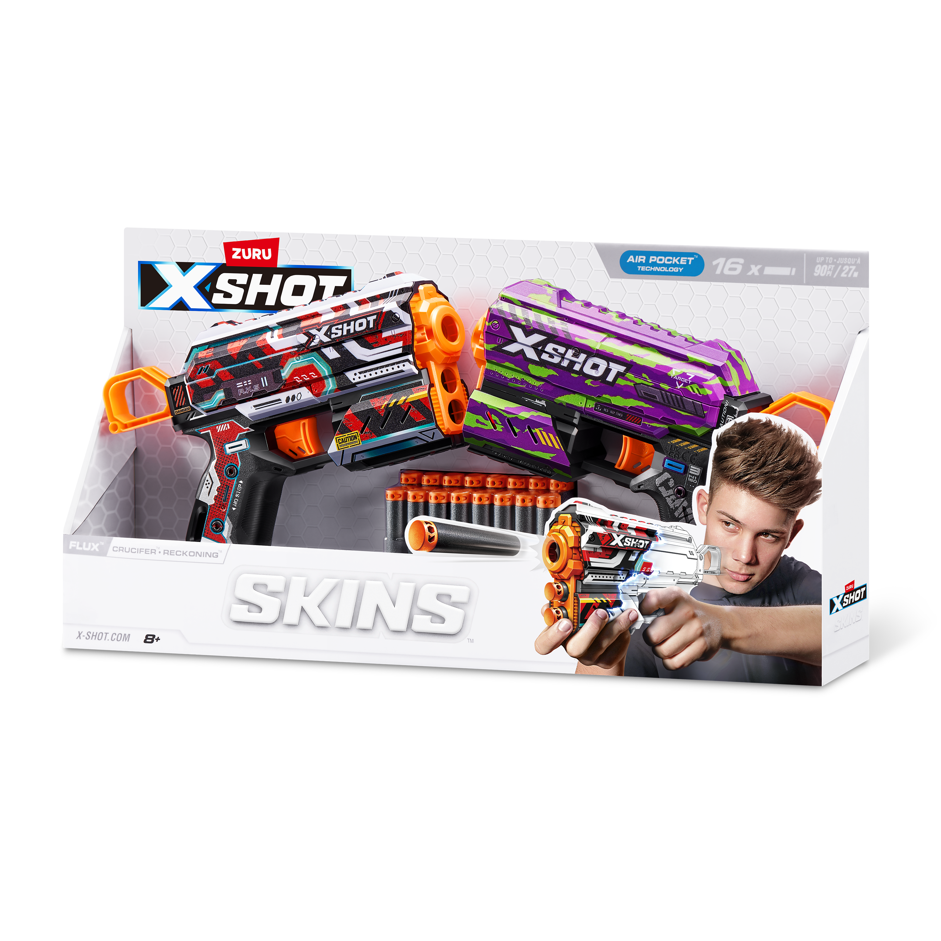 Бластер Zuru XSHOT  Skins Бластер Флакс - фото 9