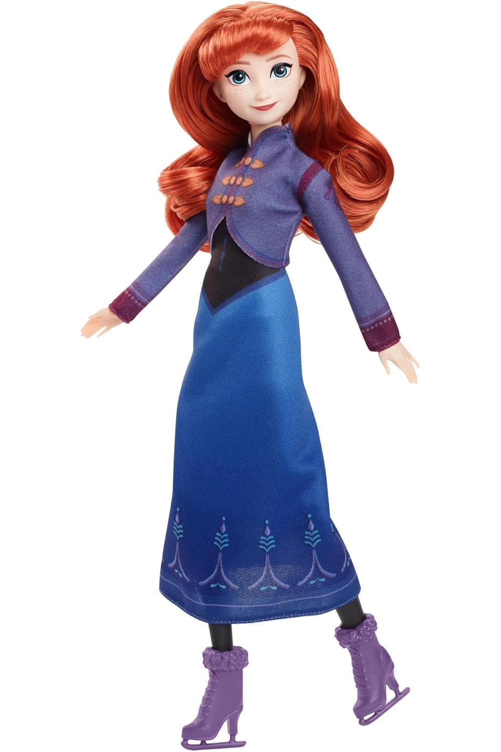 Кукла модельная Arnetta Mattel Анна на коньках JBG54 - фото 1