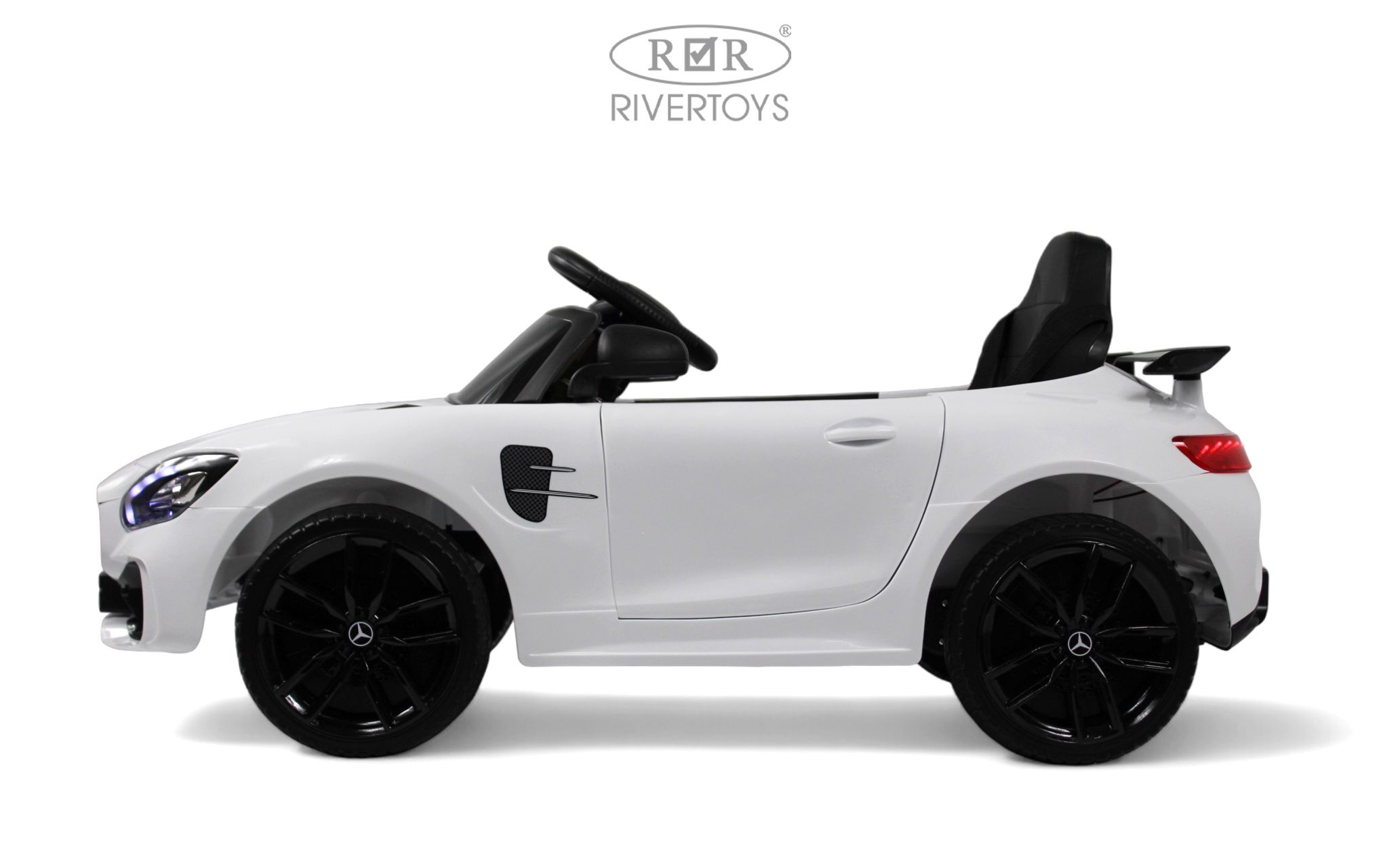 Электромобиль RIVERTOYS Mercedes X777XX-AMG-WHITE С пультом ДУ - фото 18