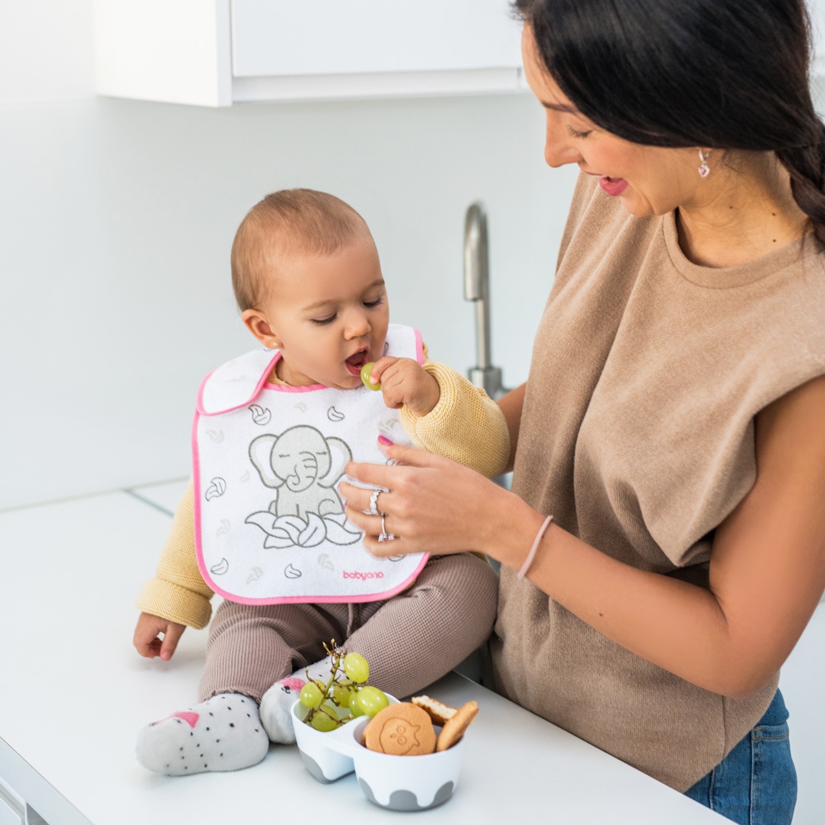 Нагрудник Babyono текстиль в ассортименте - фото 4
