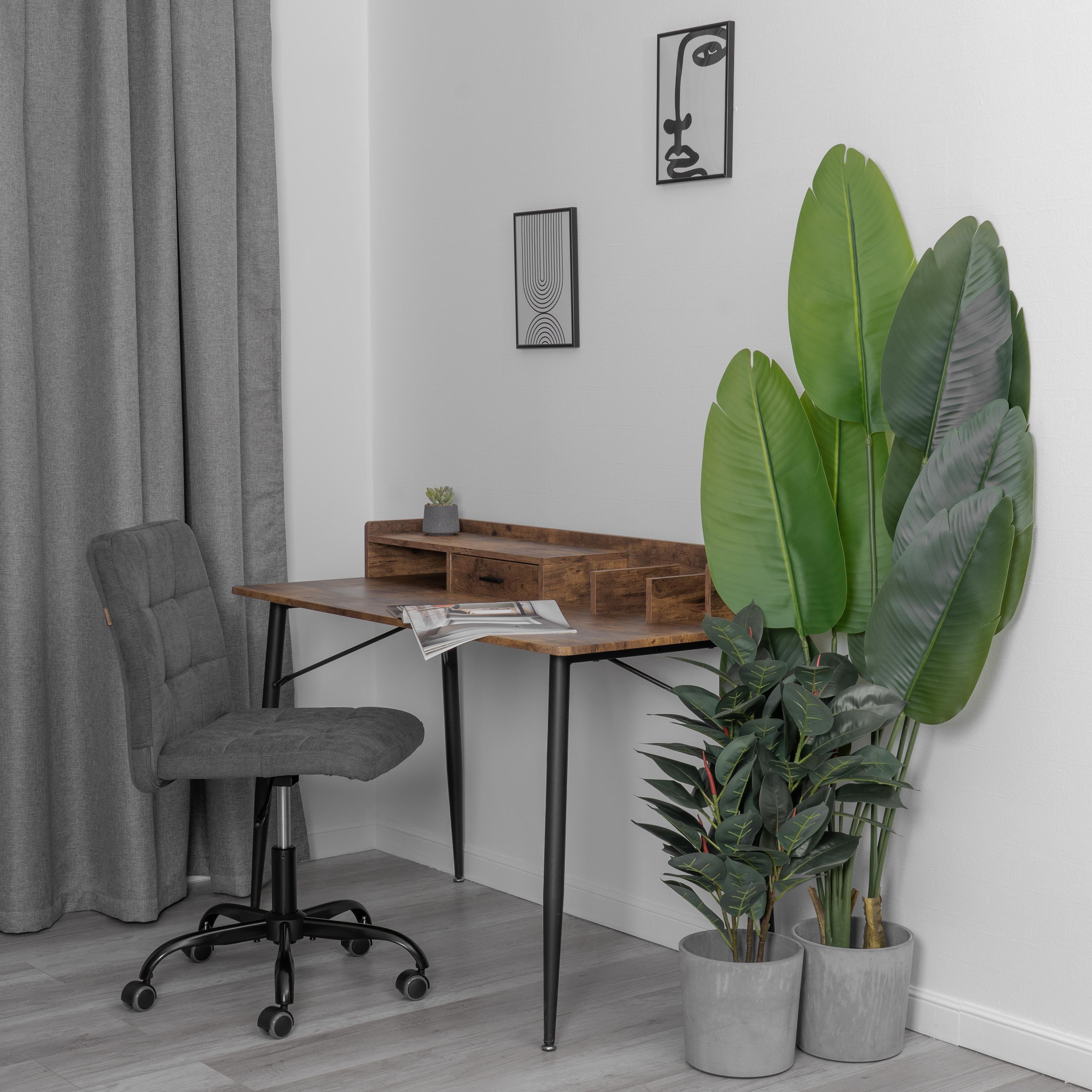 Компьютерное кресло TETCHAIR FIESTA metalBL, ткань, серый - фото 14