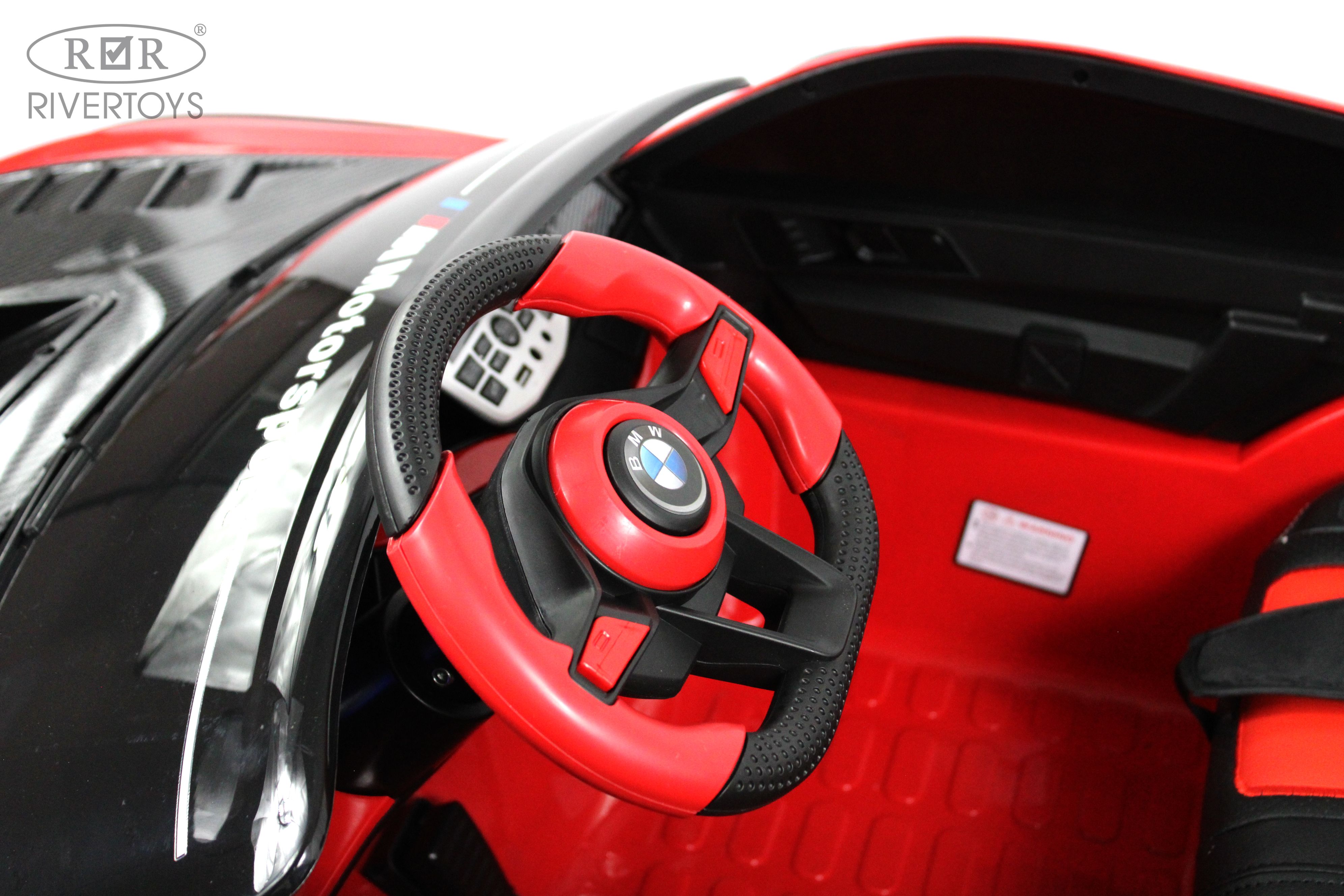 Электромобиль RIVERTOYS BMW G007GG-RED С пультом ДУ - фото 16