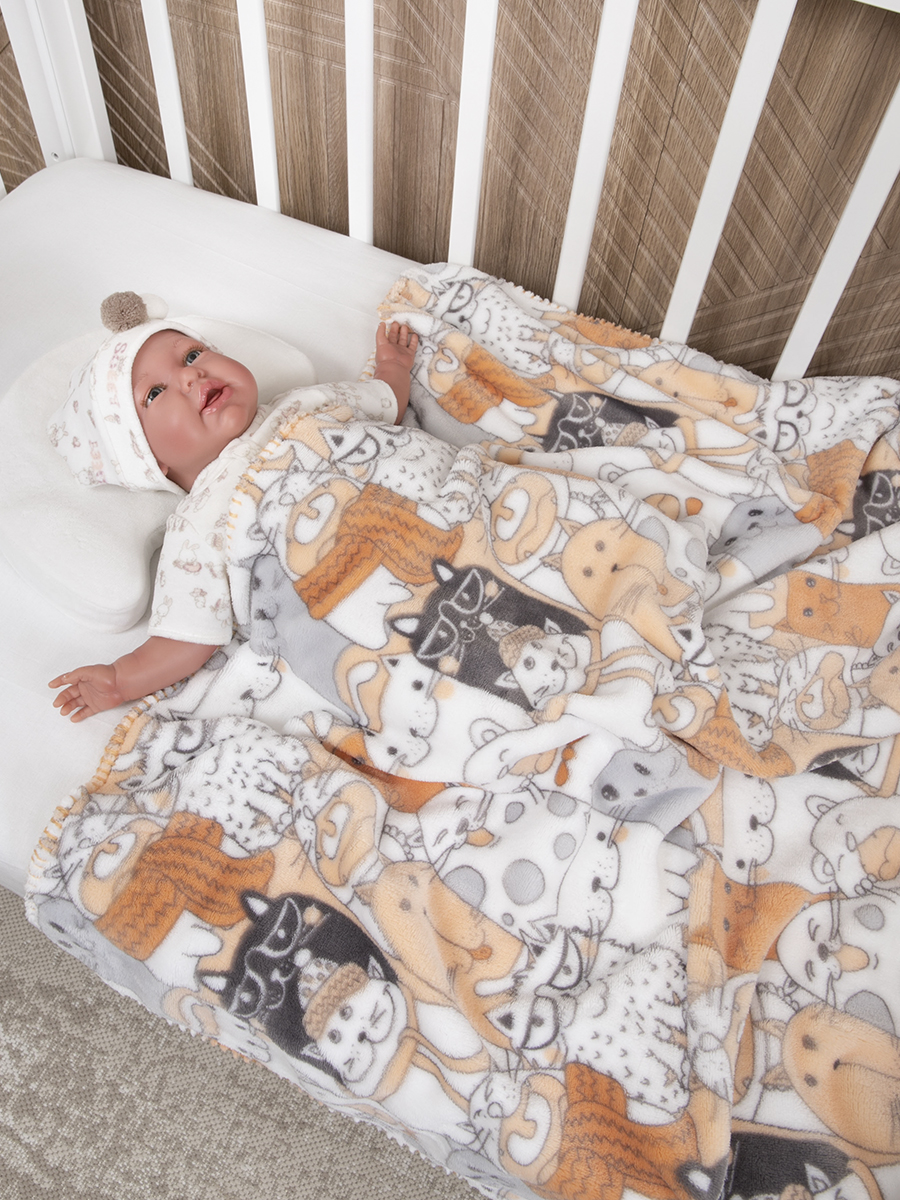 Плед Baby Nice 100 x 140 см велсофт - фото 2