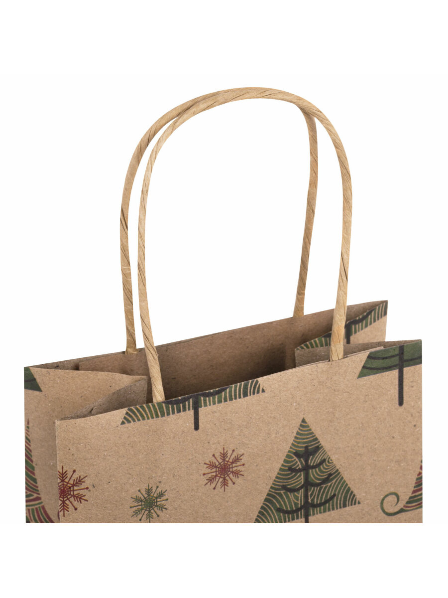 Подарочный пакет Золотая сказка новогодний для упаковки подарков - фото 5