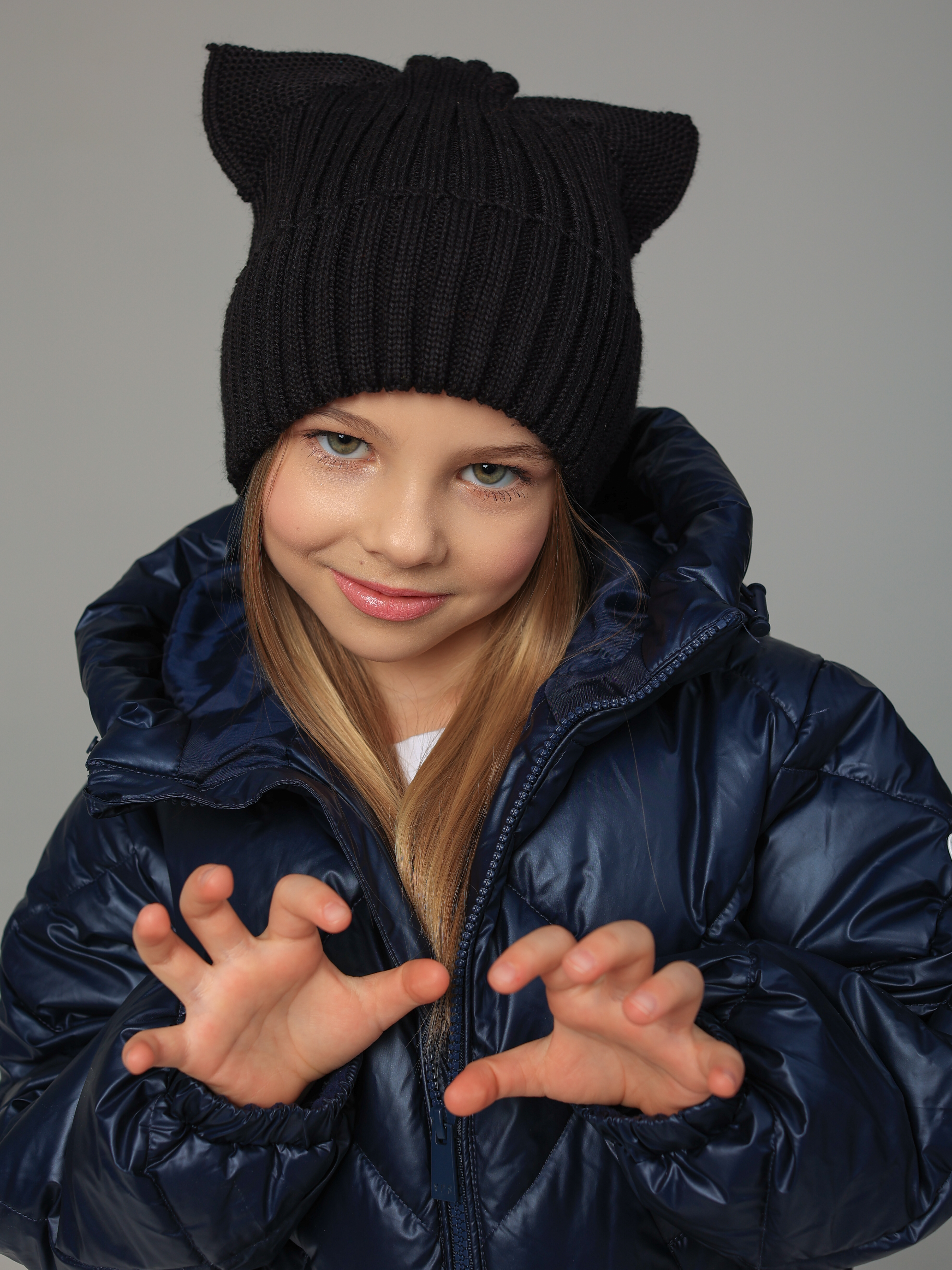 Шапка Nella Vitta Kitty черный - фото 2