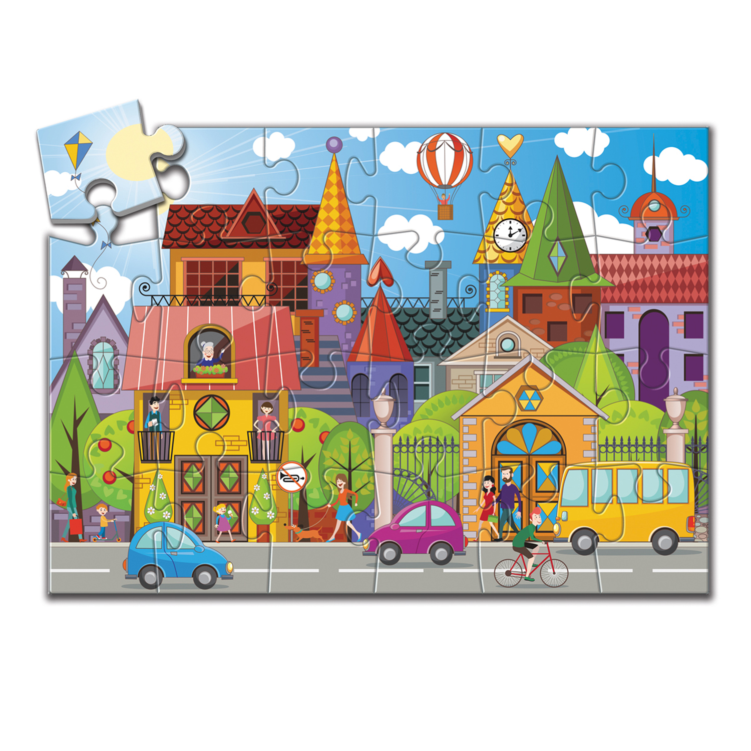 Настольная игра Русский стиль Пазлы Геометрические фигуры - фото 2