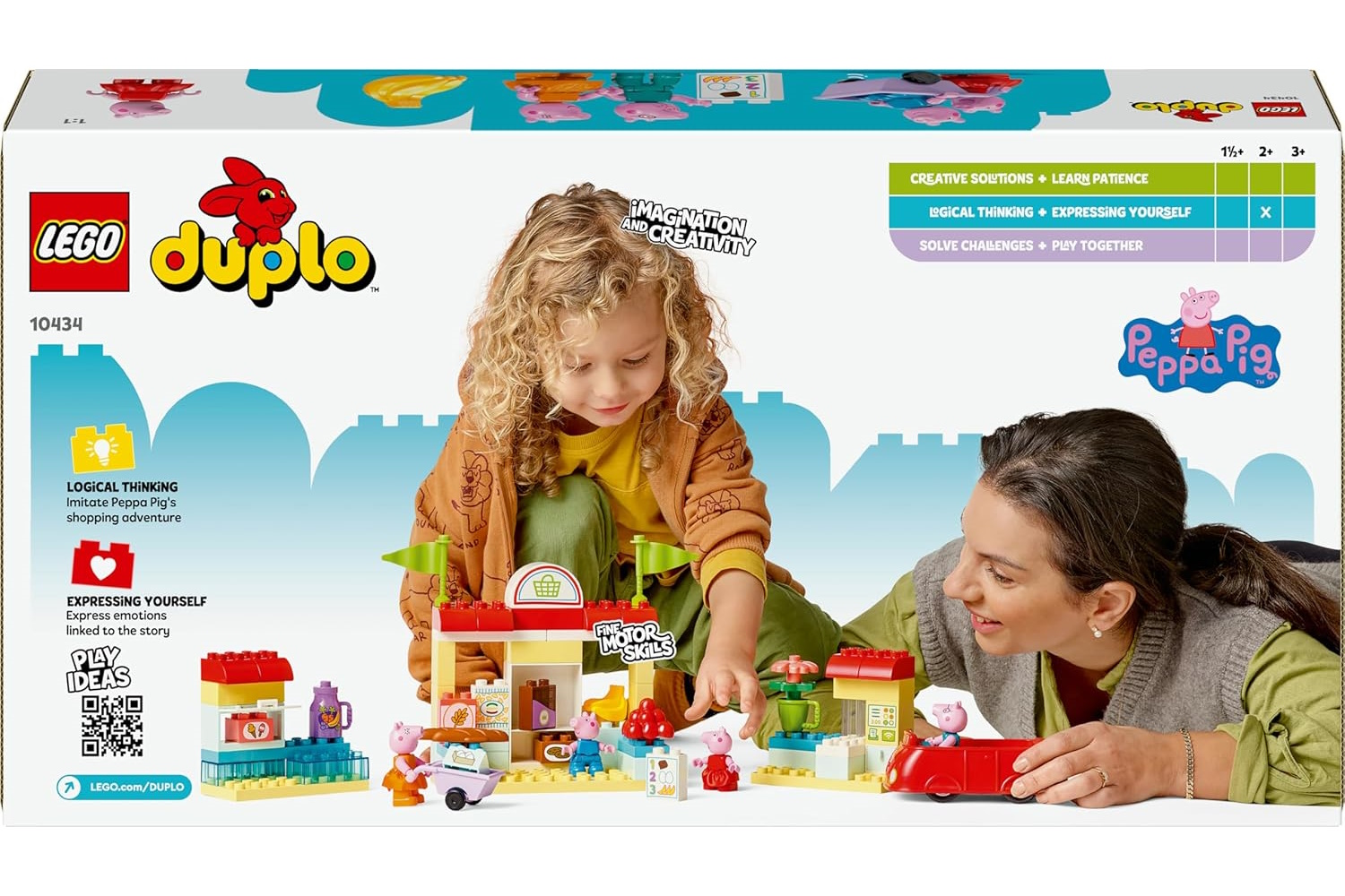 Конструктор LEGO DUPLO Супермаркет Свинка Пеппа 70 дет. - фото 3