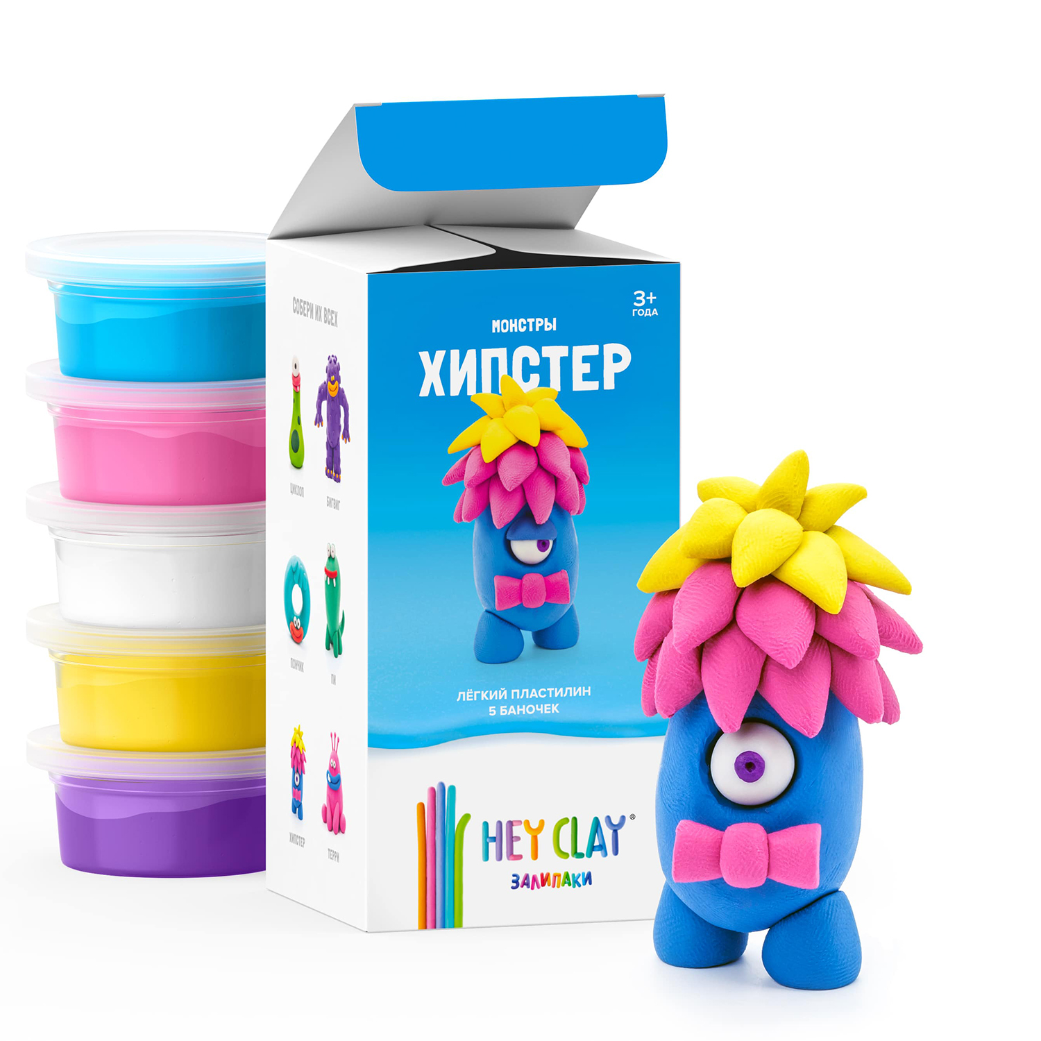 Пластилин Hey Clay Залипаки - фото 2