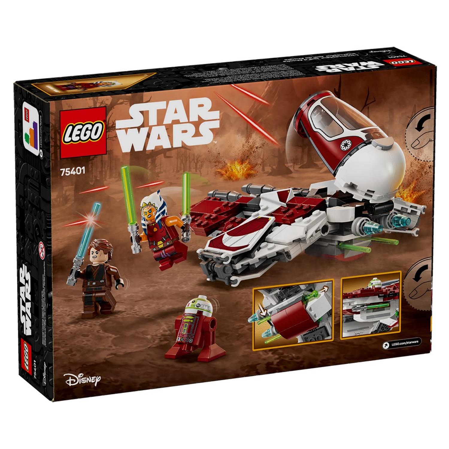 Конструктор LEGO Star Wars Джедайский перехватчик Асоки 290 дет. - фото 12