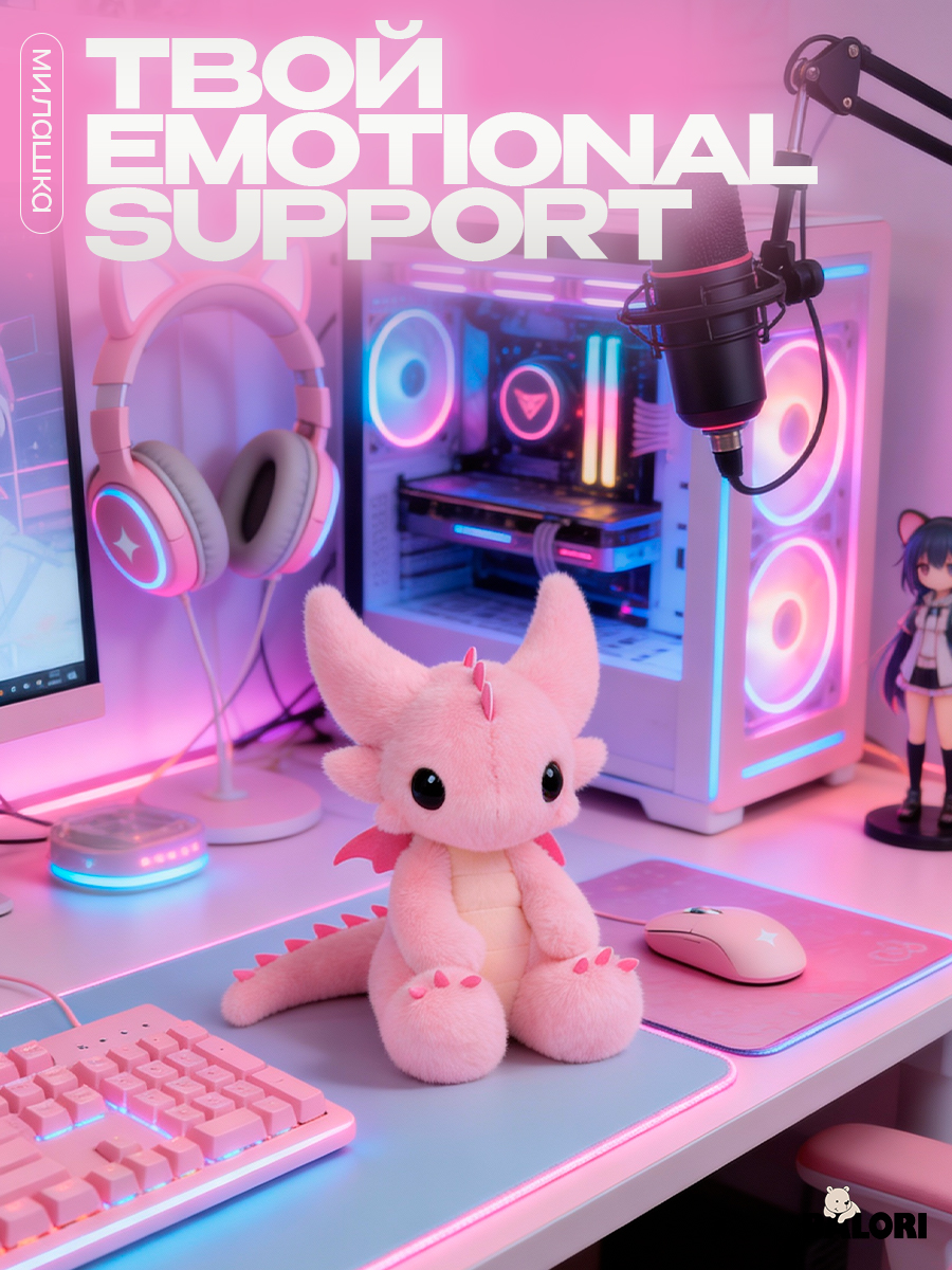 Мягкая игрушка Balori Дракон - фото 5