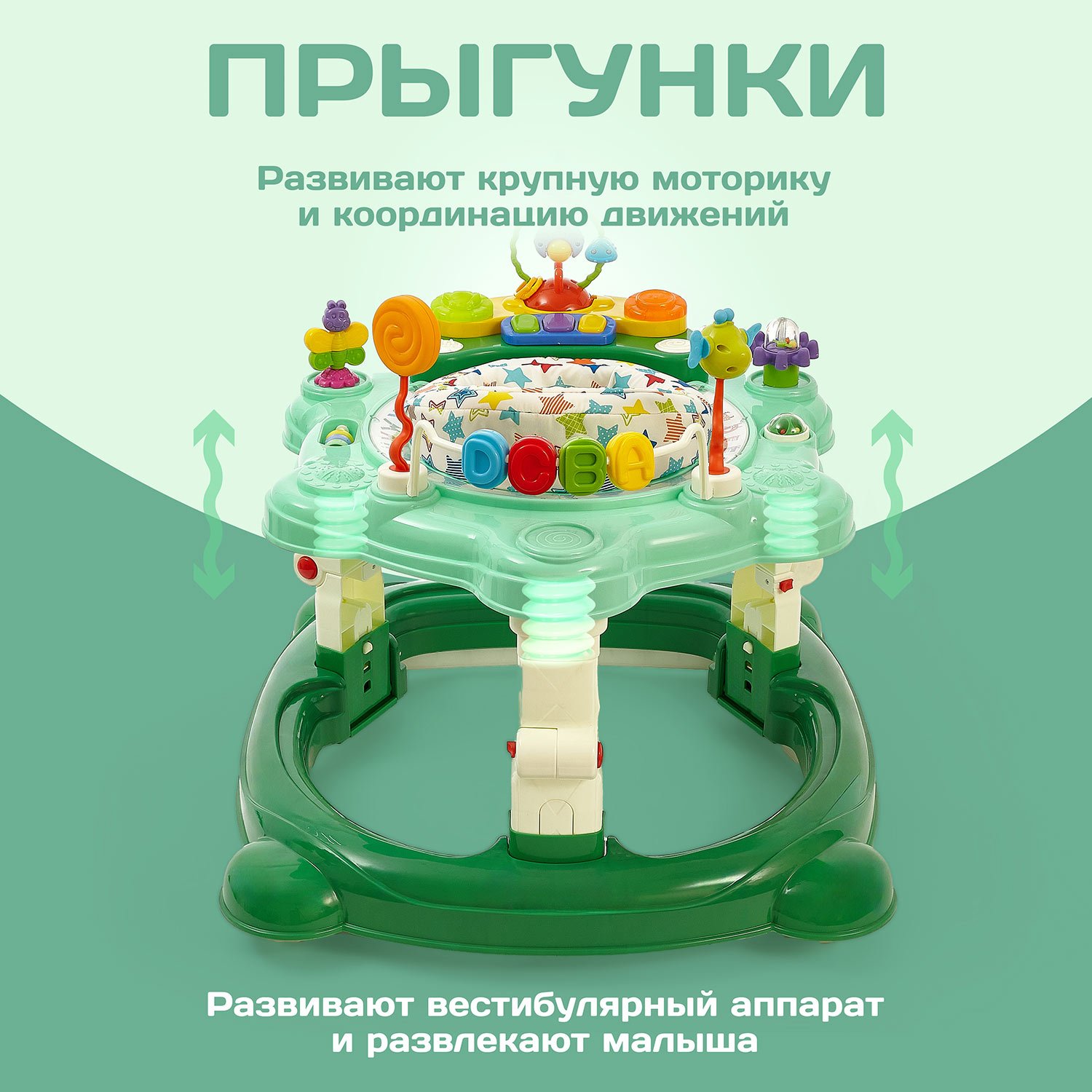 Ходунки Nuovita Apertura зеленый - фото 5