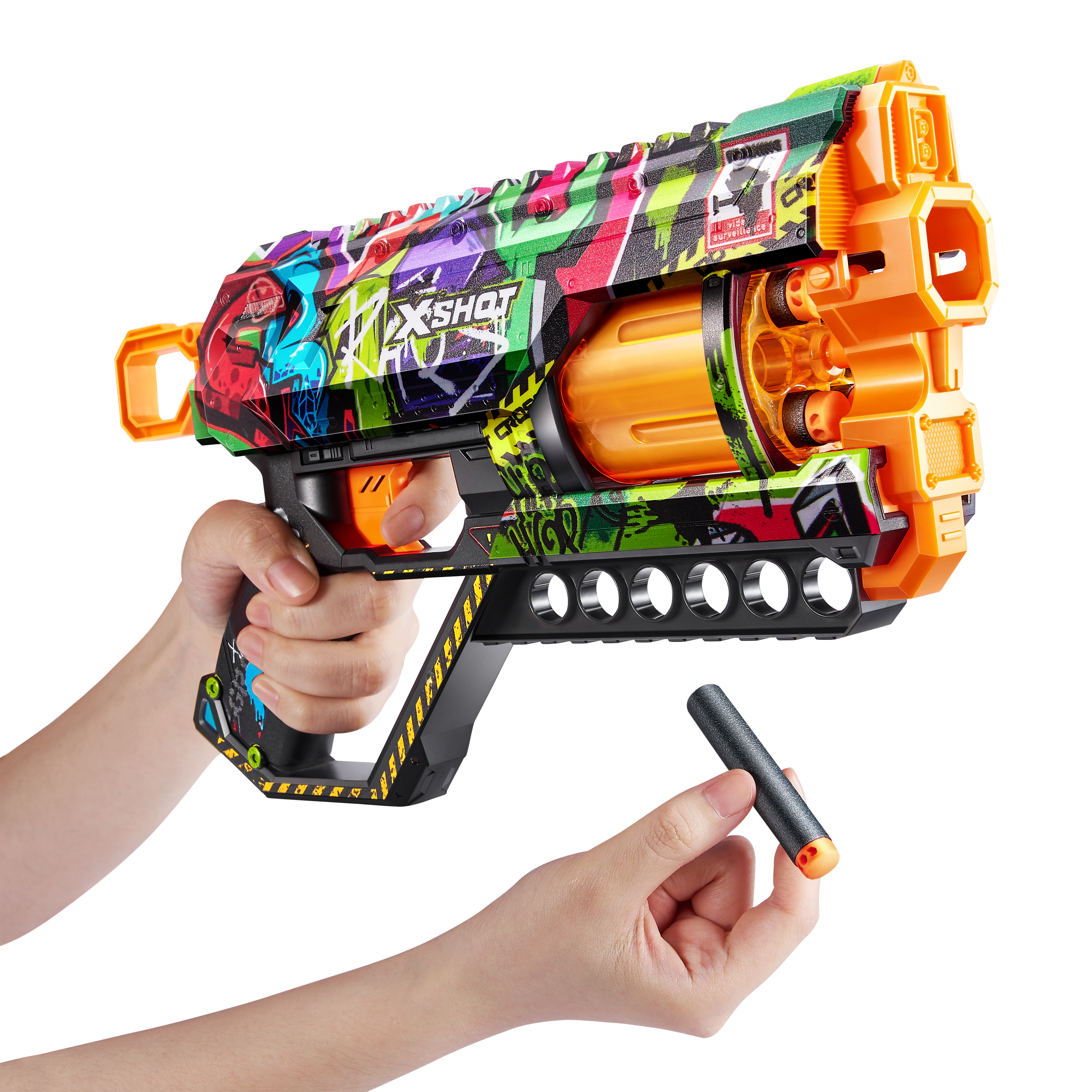 Бластер Zuru XSHOT  Skins Грифер Граффити - фото 9