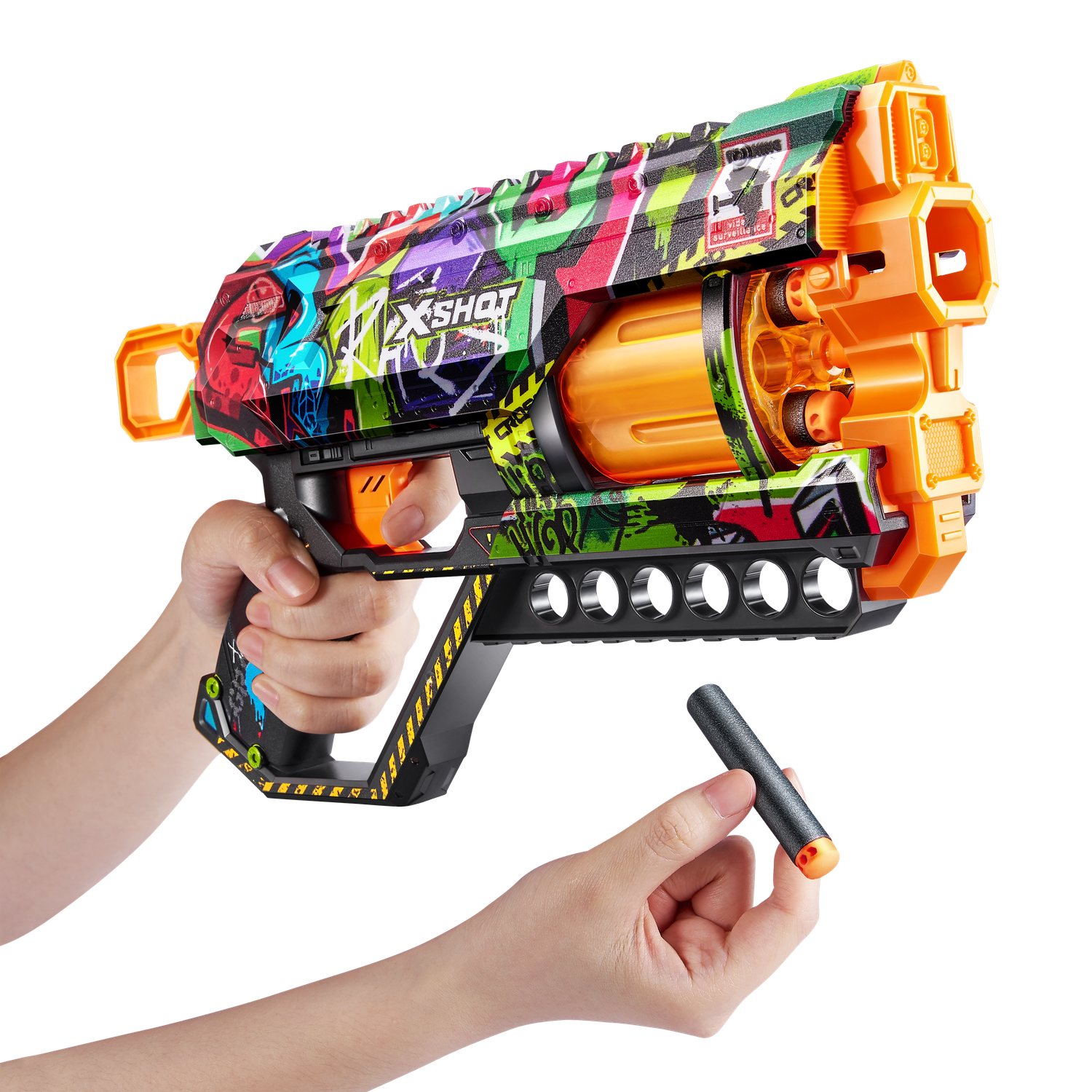 Бластер Zuru XSHOT  Skins Грифер Граффити - фото 9