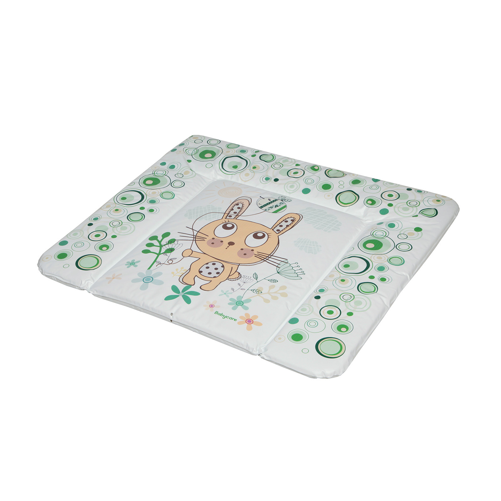 Матрас для пеленания BabyCare 820х730х210 Фанни Банни зеленый - фото 1