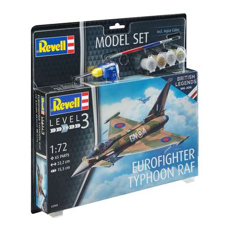 Сборная модель Revell 100 лет ВВС Великобритании: Многоцелевой истребитель Eurofighter Typhoon RAF