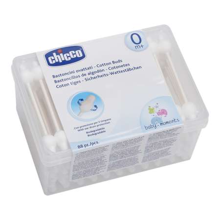 Ватные палочки Chicco С ограничителем 90 шт.