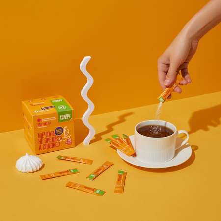 Сахарозаменитель Ваниль Prebiosweet Vanilla в саше стиках 100 шт