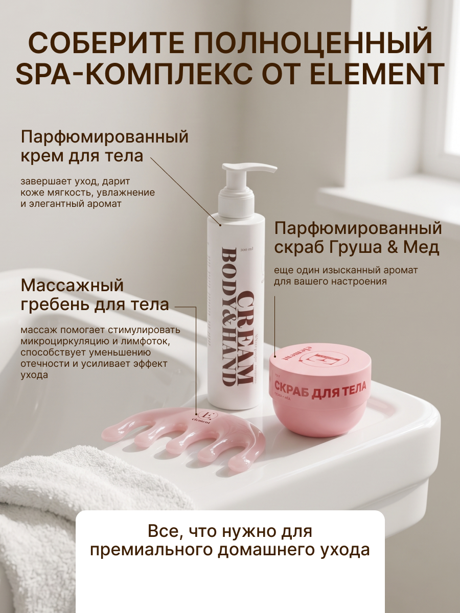Скраб ELEMENT с Кокосом и белым перцем 250 мл - фото 6